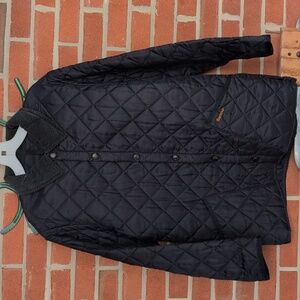 Barbour Liddesdale Navy Quilted Jacket XS (M?)